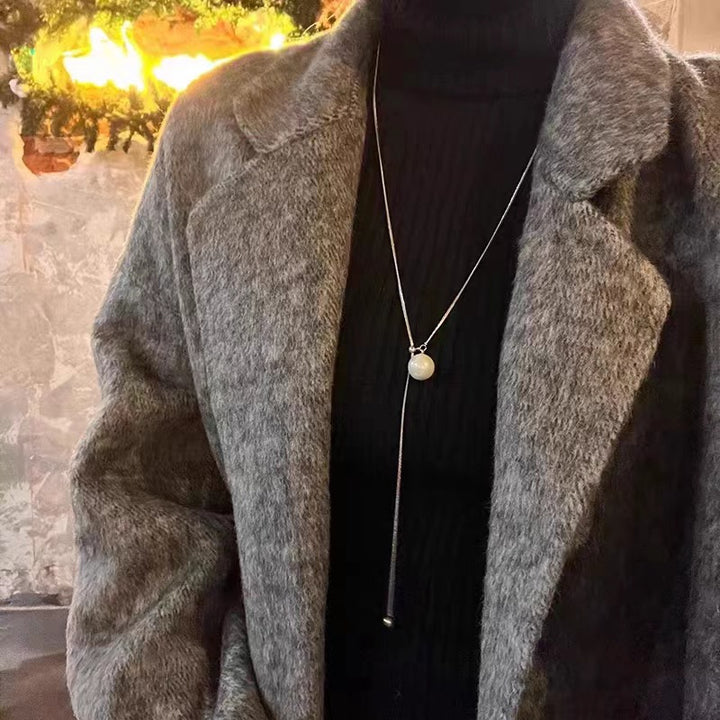 Pearl Adjustable Long Necklace