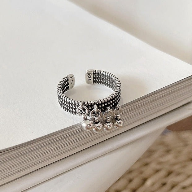 Small Beaded Vintage Ring