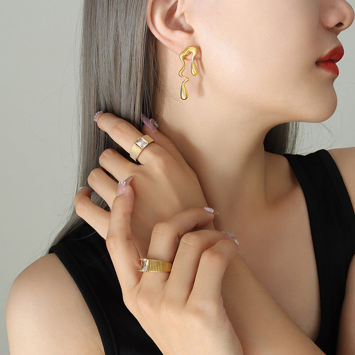 Irregular Shaped Earrings