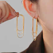 Soft Chain Tassel Earrings