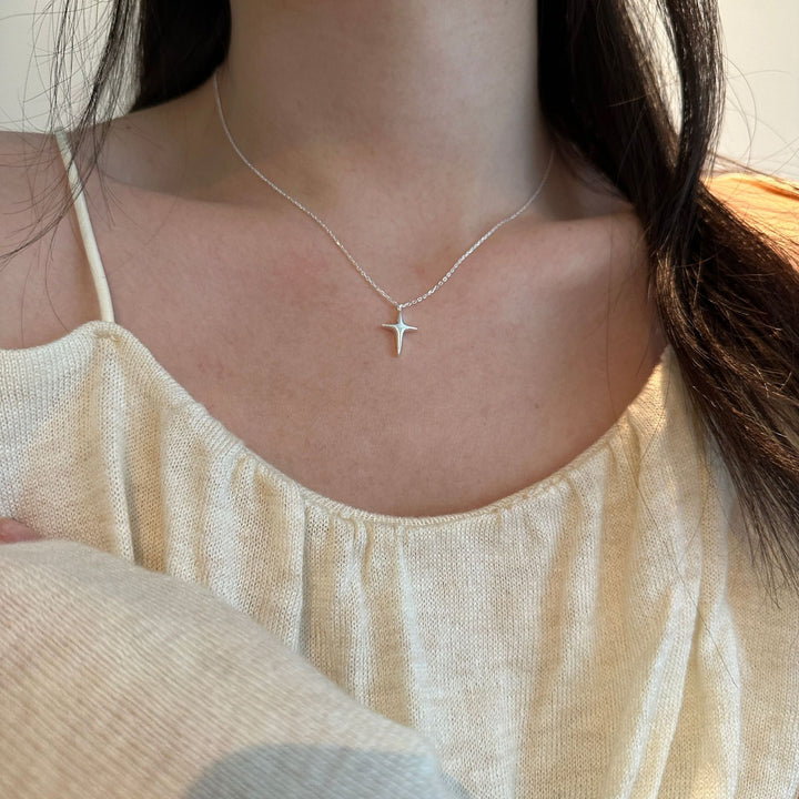 Minimalist Sterling Silver Cross Necklace