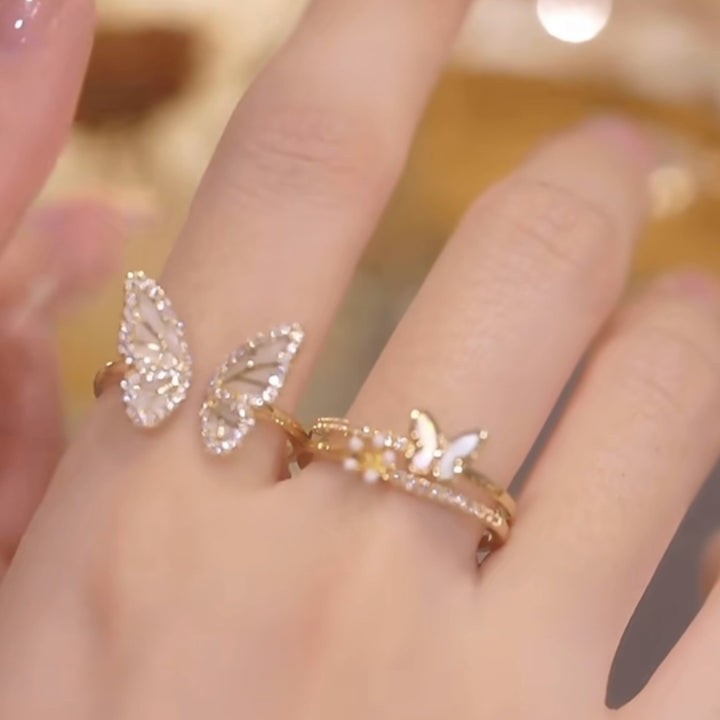 Butterfly Adjustable Ring