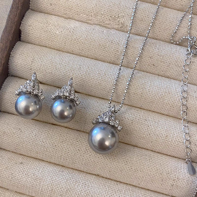 Snow Queen Necklace / Earrings
