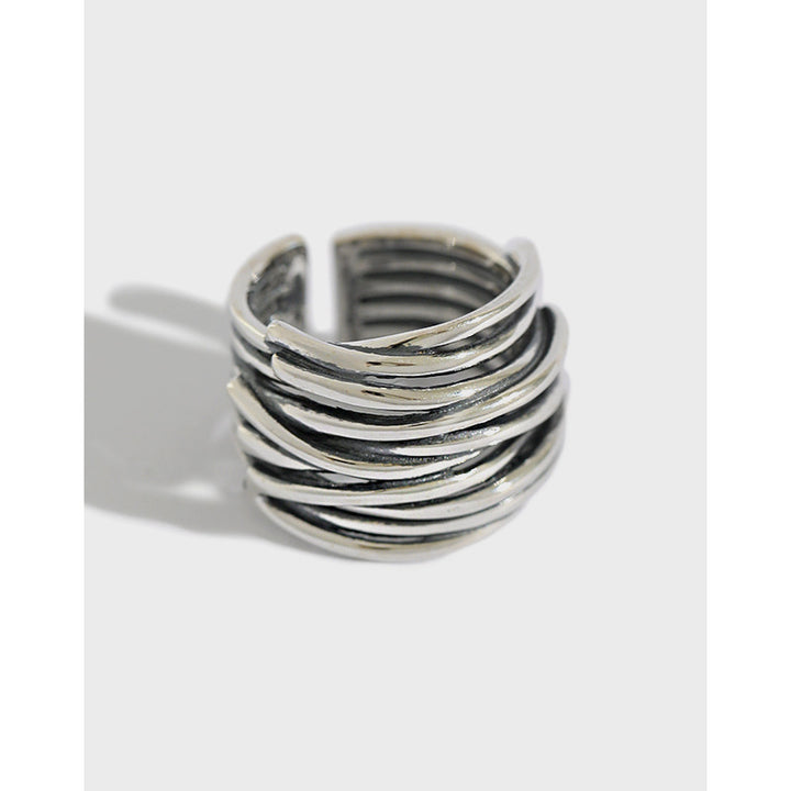 Vintage Multi-Line Wrap Ring