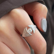 Pearl Shell Adjustable Ring