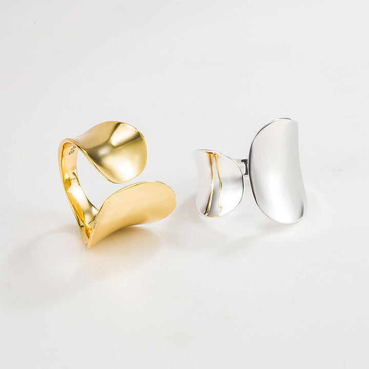 Wide Face Irregular Open End Rings
