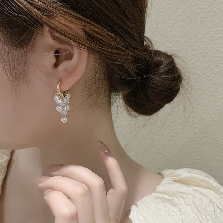 Crystal Tassel String Earrings
