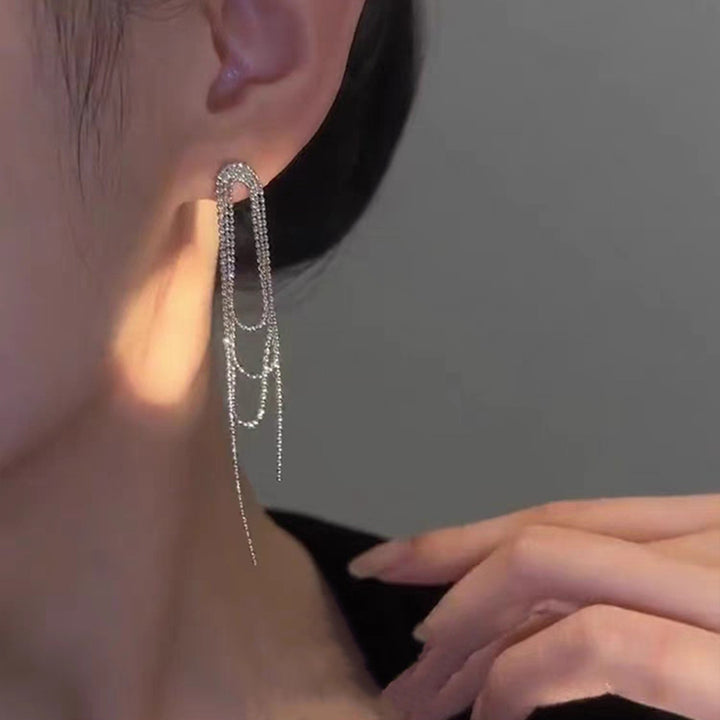 Delicate Thin Chain Earrings