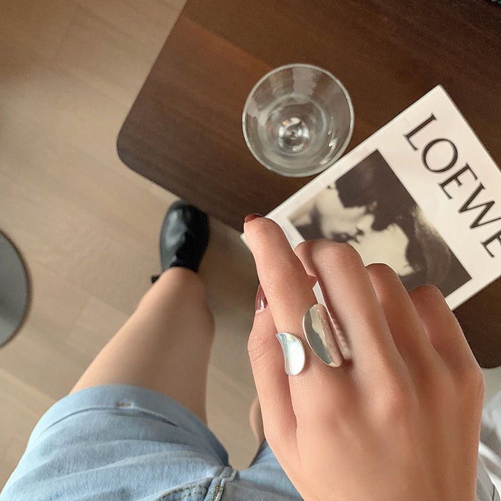 Wide Face Irregular Open End Rings