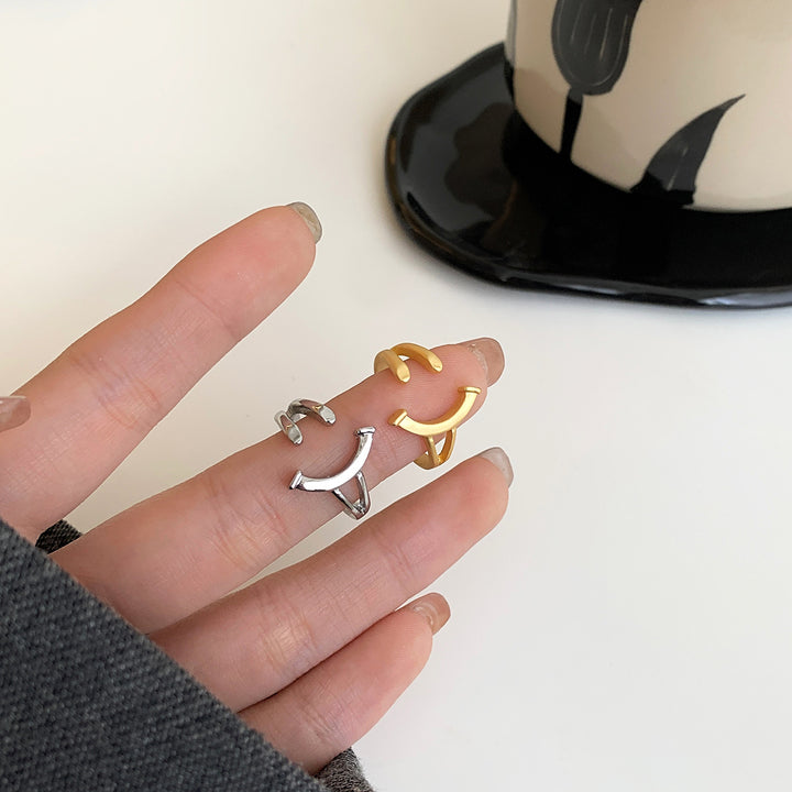 Simple Smile Adjustable Ring