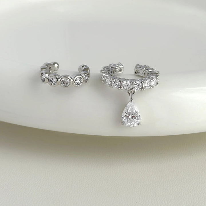 Teardrop Ear Cuff Set of Two