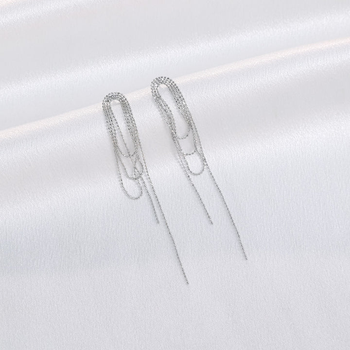 Delicate Thin Chain Earrings