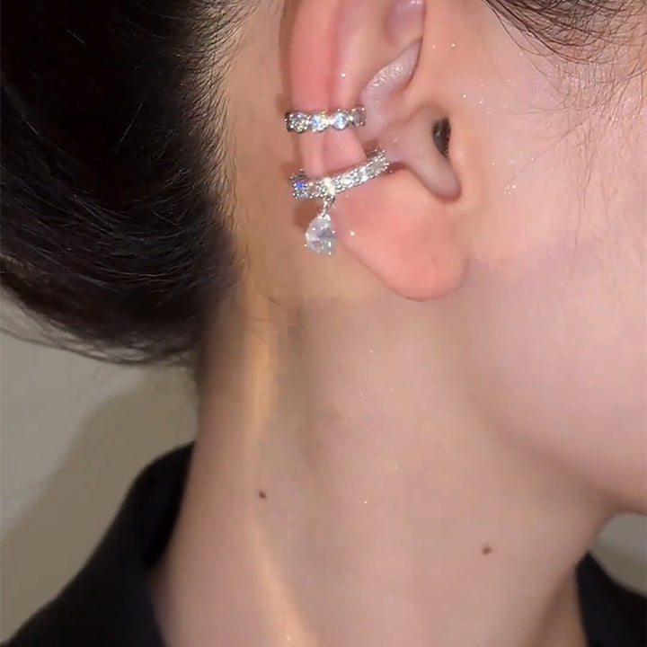 Teardrop Ear Cuff Set of Two