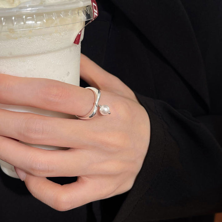 Pearl Pendant Ring