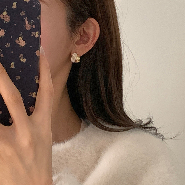 French Vintage Pearl Earrings