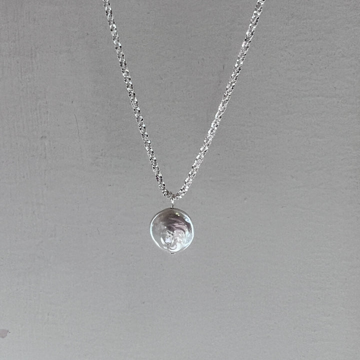 Sterling Silver Baroque Necklace