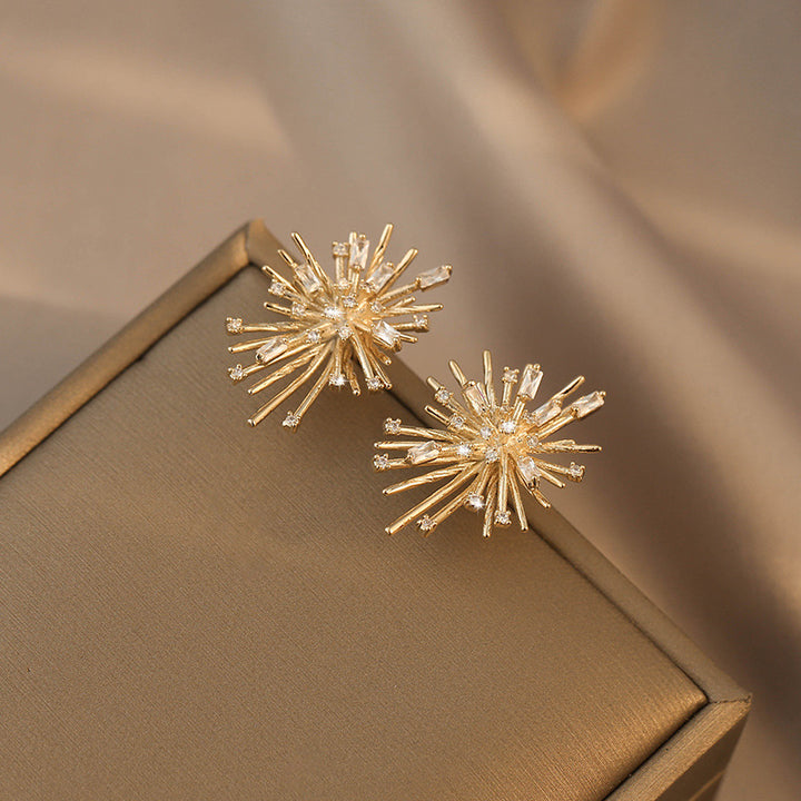 Firework Zirconia Earrings