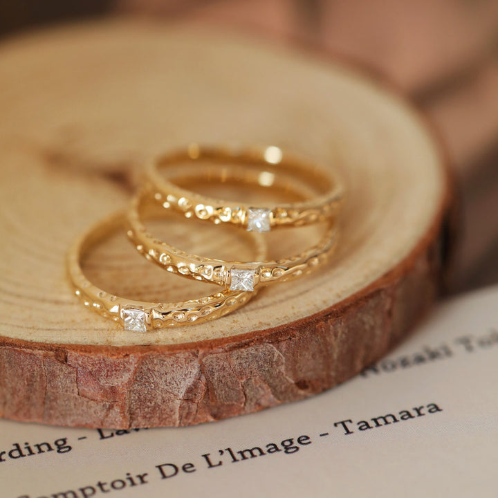 Sterling Silver Zirconia Stacking Ring