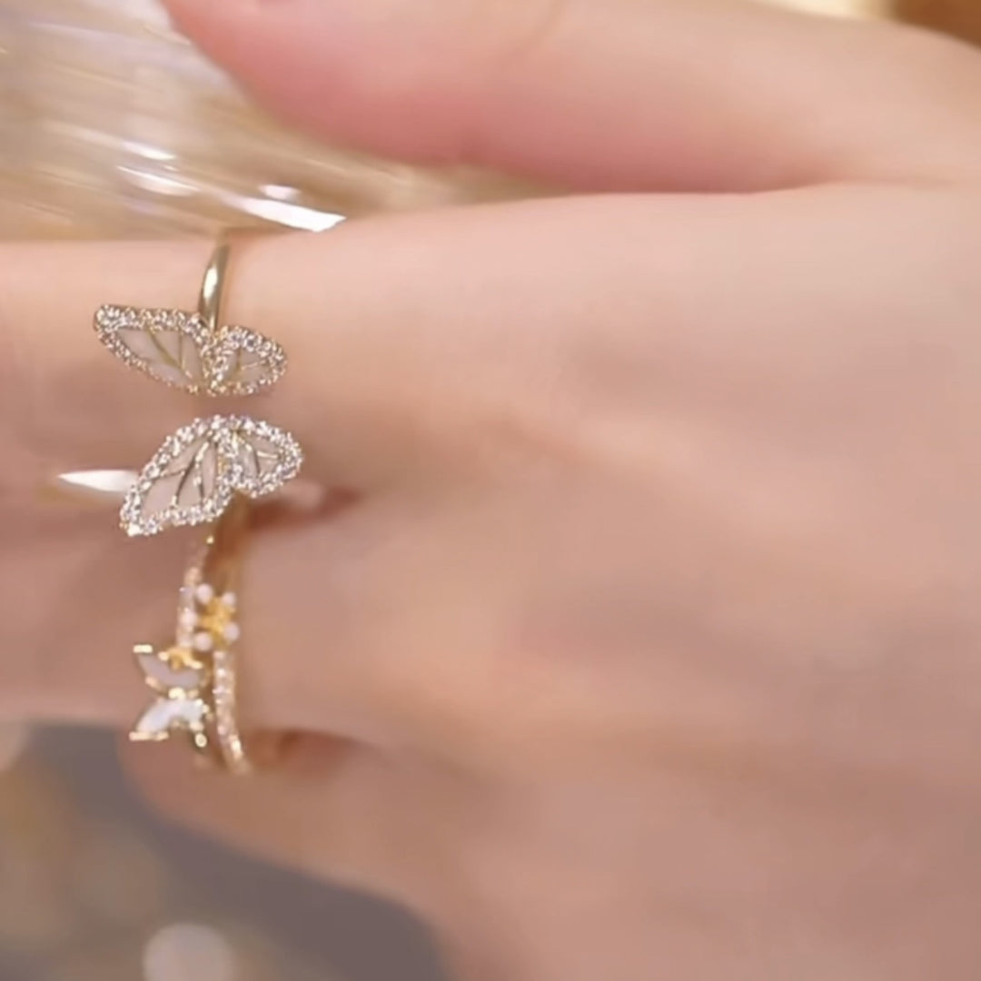 Butterfly Adjustable Ring