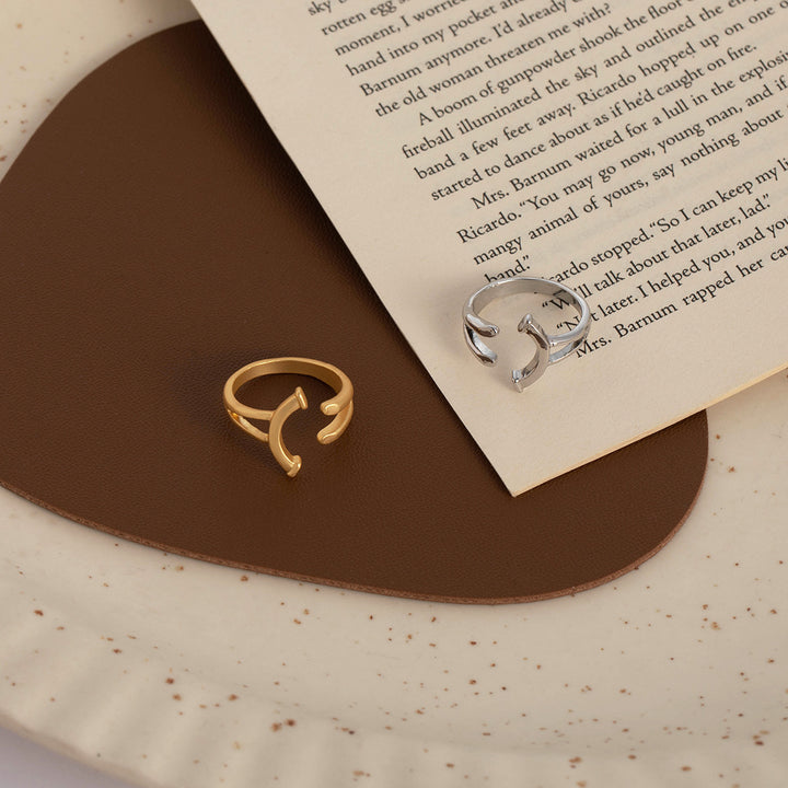 Simple Smile Adjustable Ring