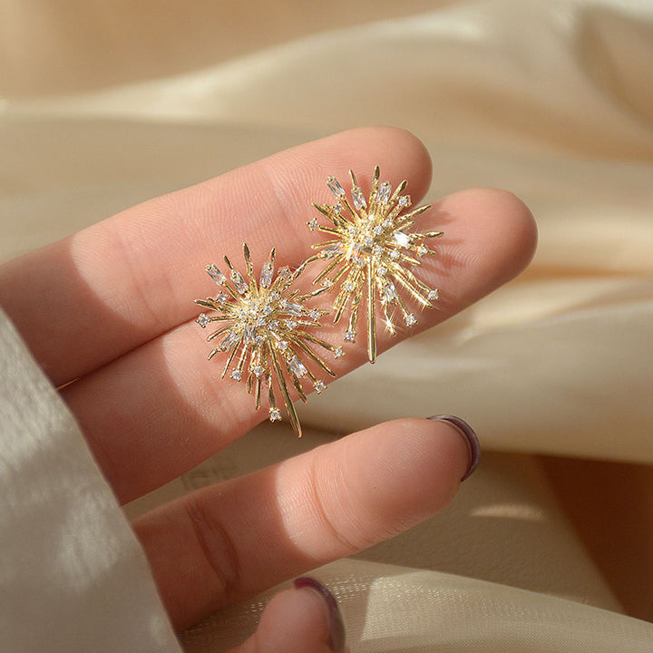 Firework Zirconia Earrings