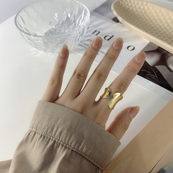 Wide Face Irregular Open End Rings