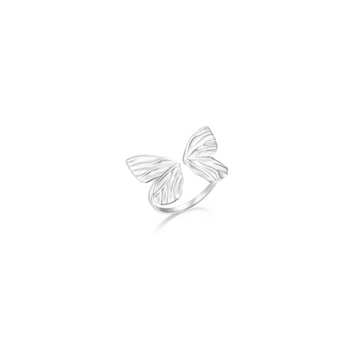 Sterling Silver Forest Butterfly Ring