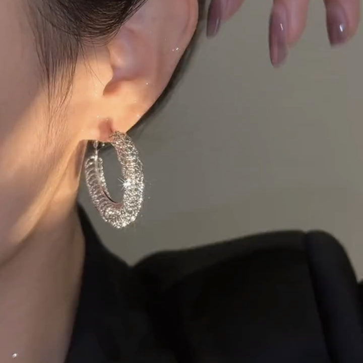 Large Hoop Spirit Earrings