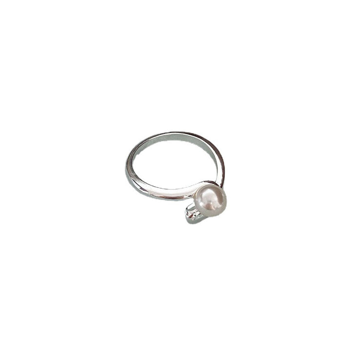 Adjustable Minimalist Pearl Ring