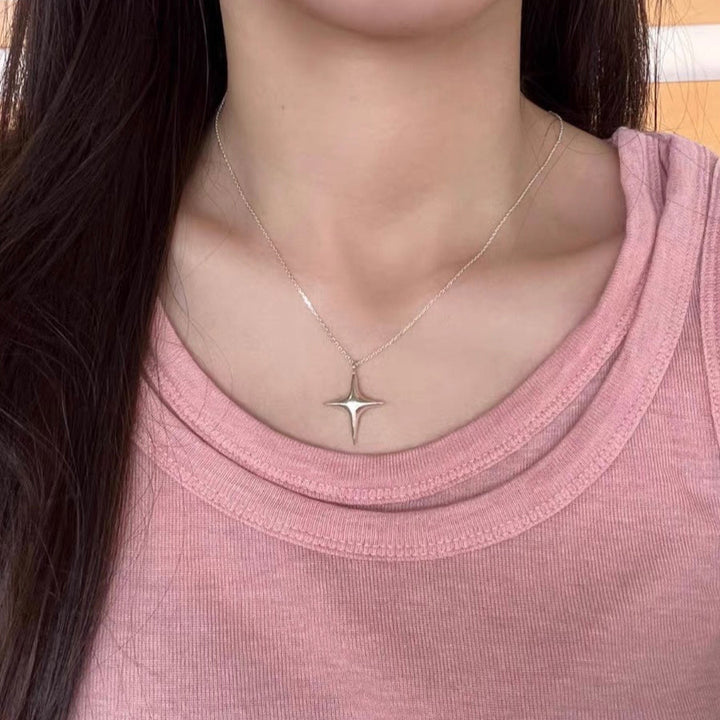 Minimalist Sterling Silver Cross Necklace