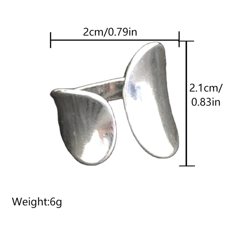 Wide Face Irregular Open End Rings