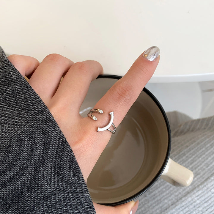 Simple Smile Adjustable Ring