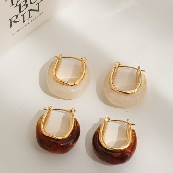 Vintage Irregular Hoop Earrings