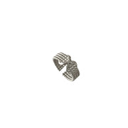 Sterling Silver  X-Adjustable Ring