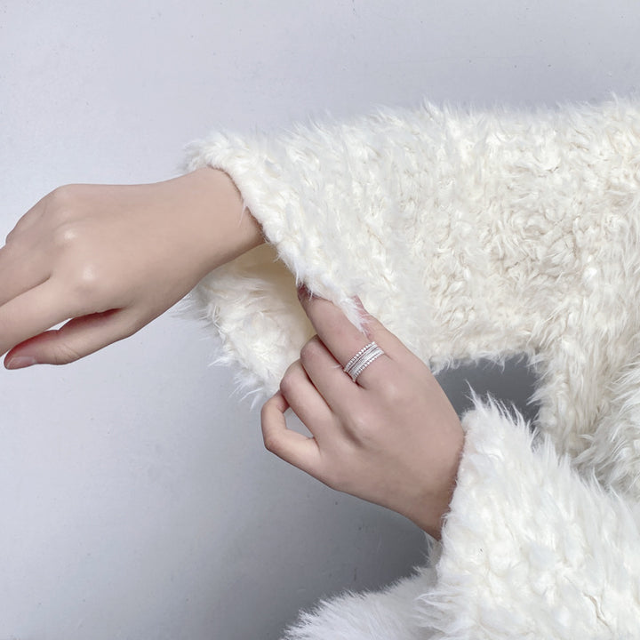 Braided Twist Open Ring