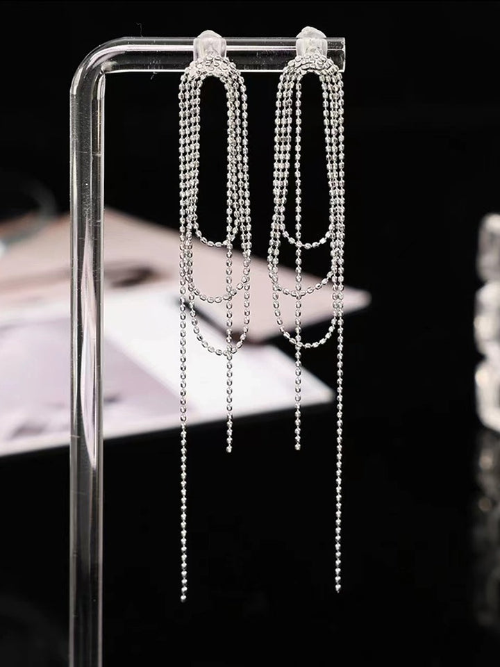 Delicate Thin Chain Earrings