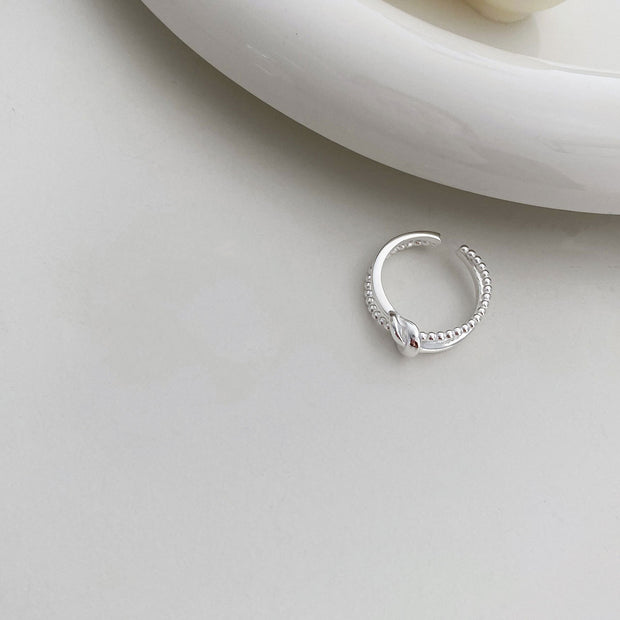 Personalized Knotted Adjustable Ring