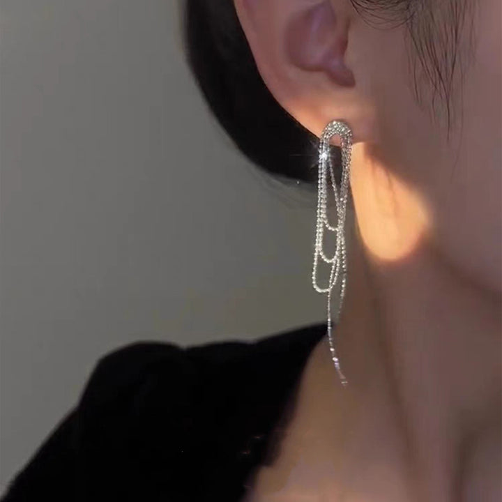 Delicate Thin Chain Earrings