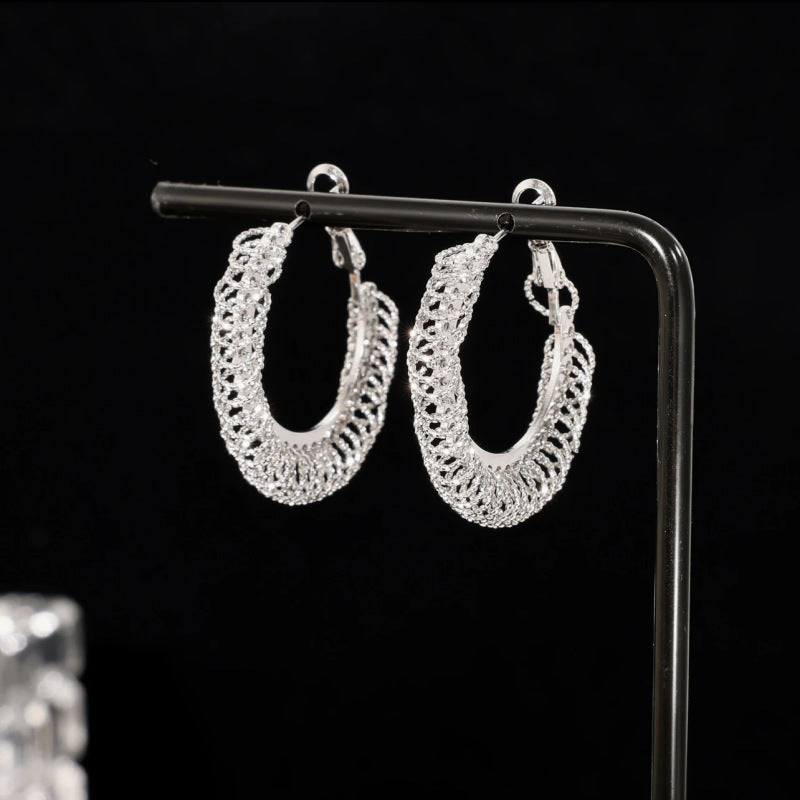 Large Hoop Spirit Earrings