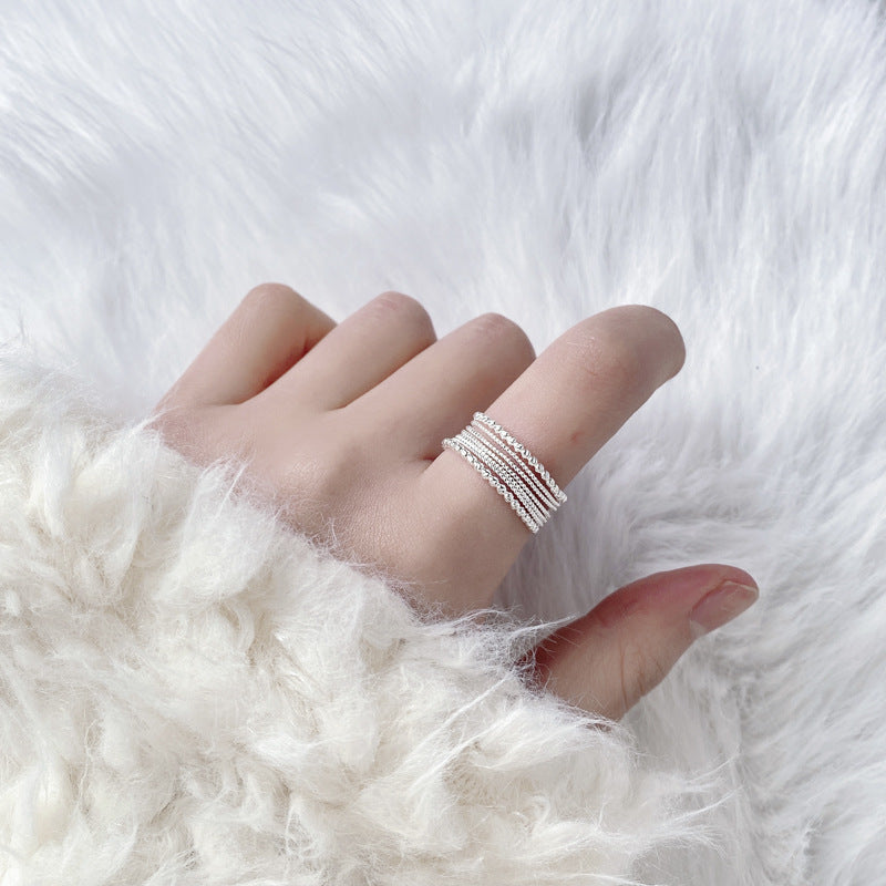 Braided Twist Open Ring