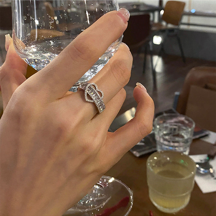 Designer Heart Zirconia Ring