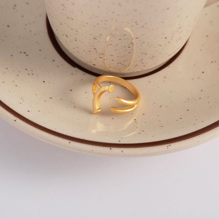 Simple Smile Adjustable Ring