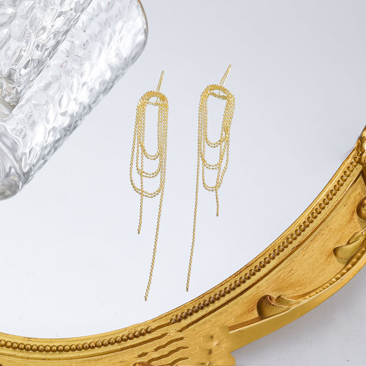 Delicate Thin Chain Earrings