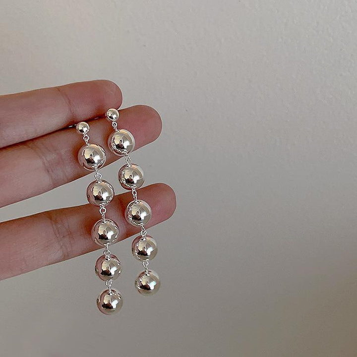 Metal Beaded Earrings