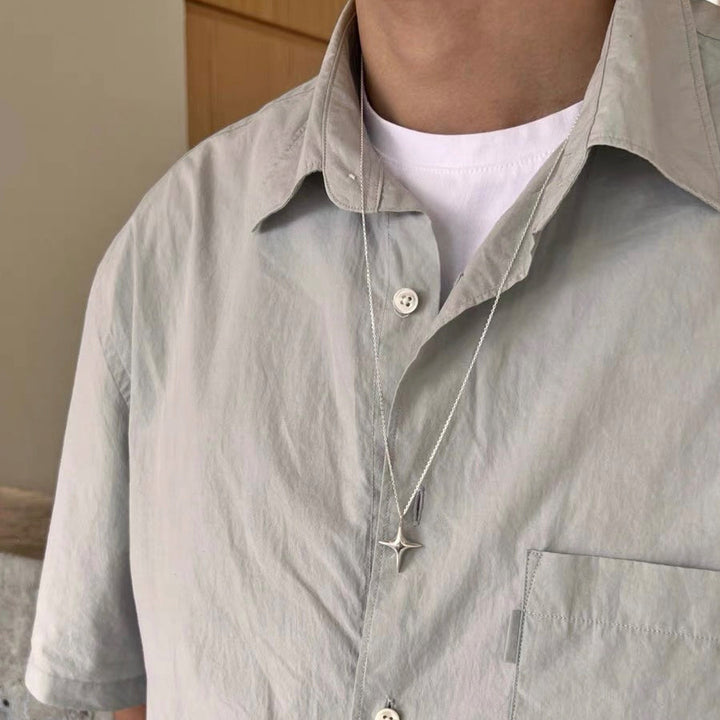 Minimalist Sterling Silver Cross Necklace