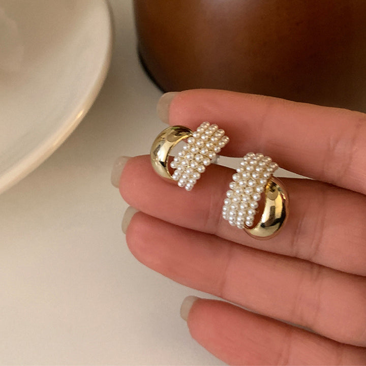 French Vintage Pearl Earrings