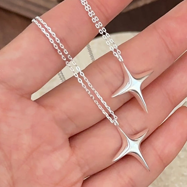 Minimalist Sterling Silver Cross Necklace