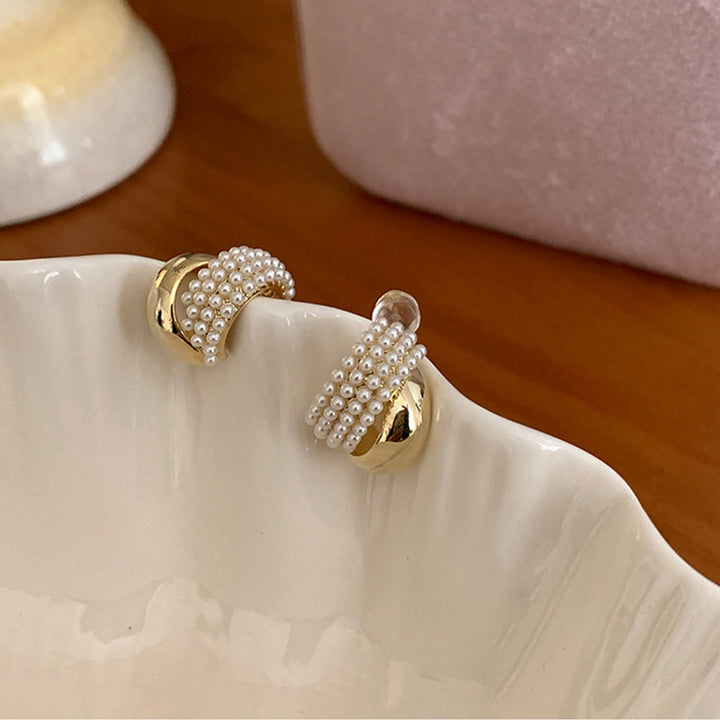 French Vintage Pearl Earrings