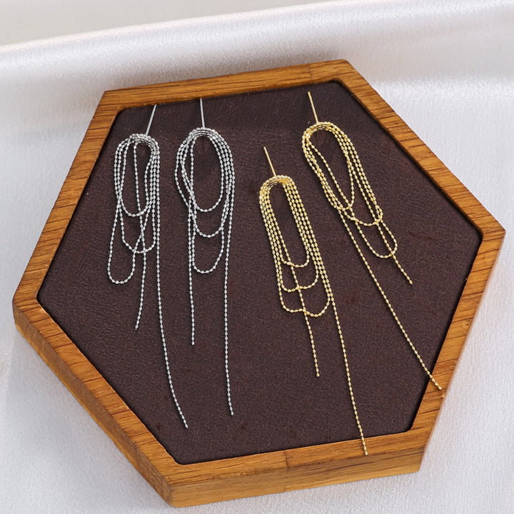 Delicate Thin Chain Earrings