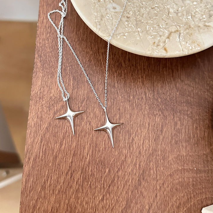 Minimalist Sterling Silver Cross Necklace